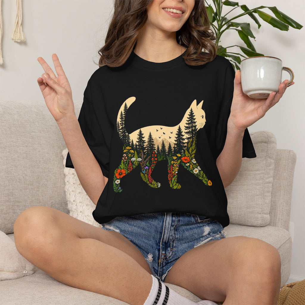 Woodland Cat Tee
