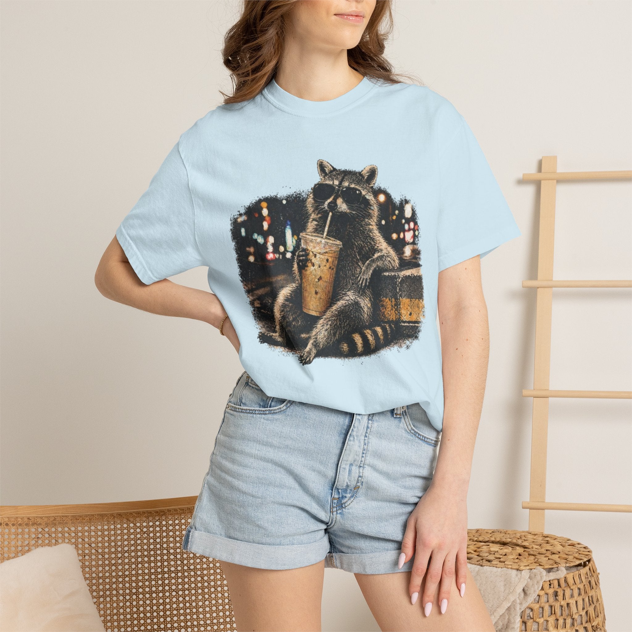 Coffee Raccoon Tee