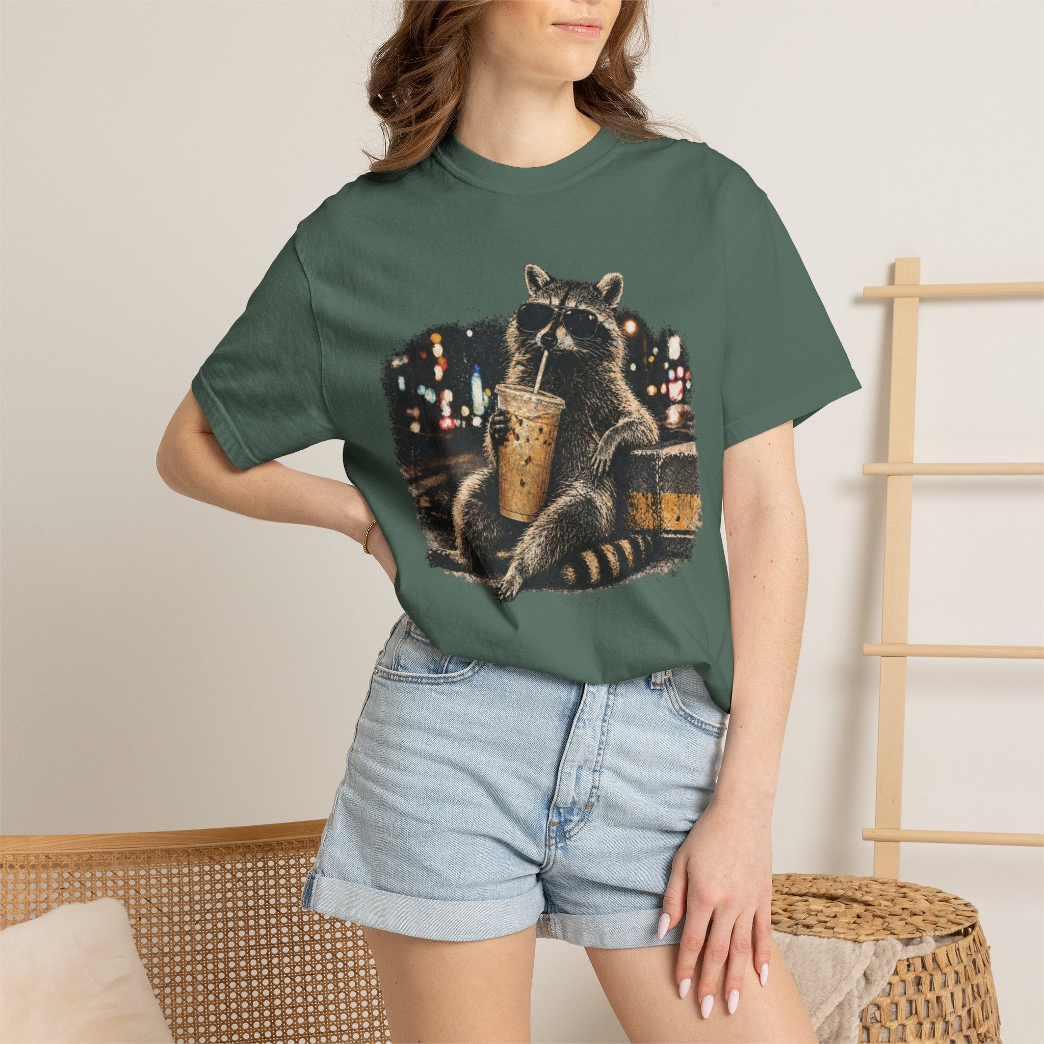 Coffee Raccoon Tee