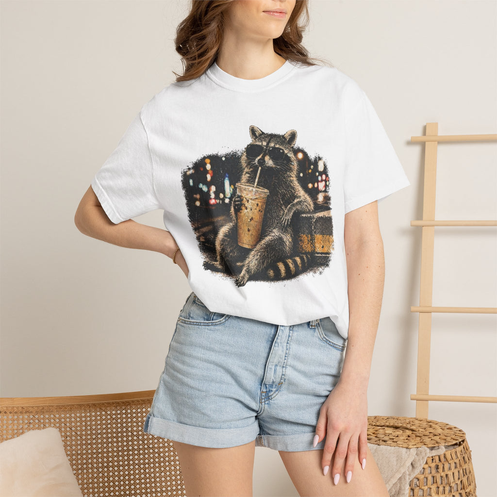 Coffee Raccoon Tee