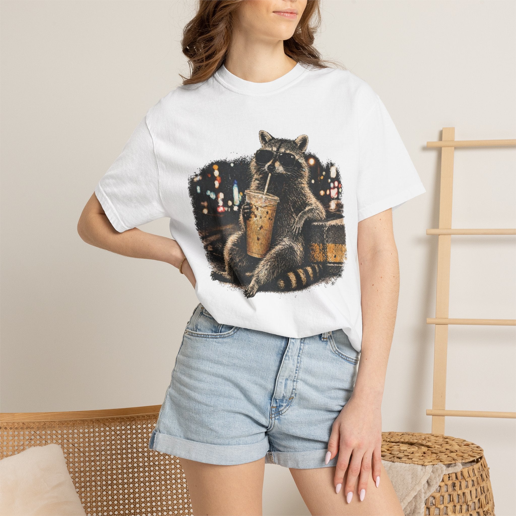 Coffee Raccoon Tee