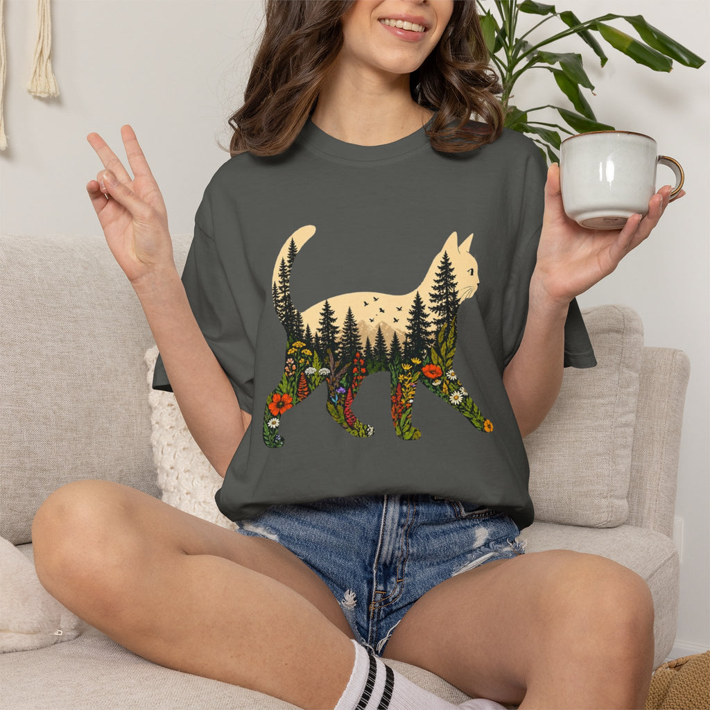 Woodland Cat Tee