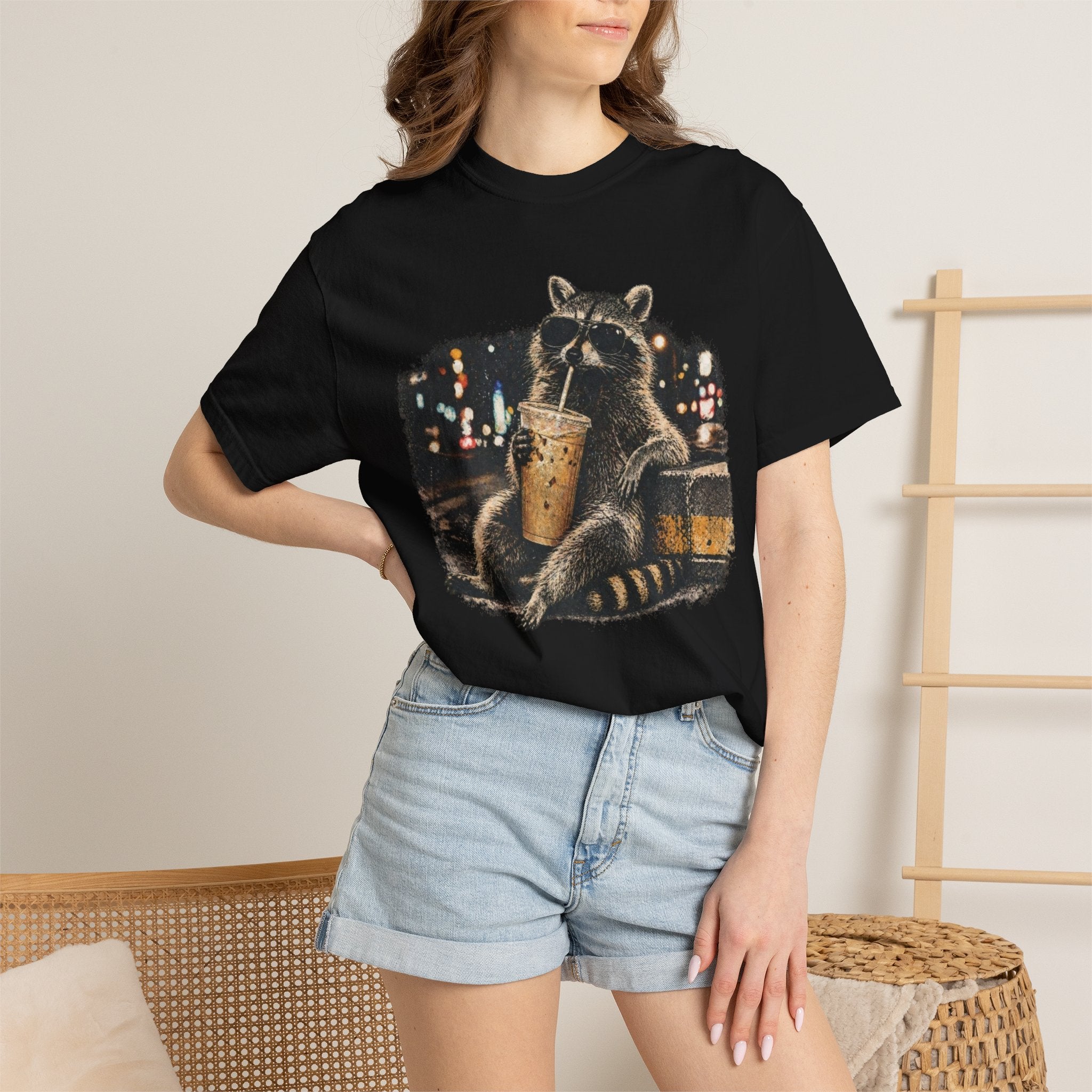 Coffee Raccoon Tee