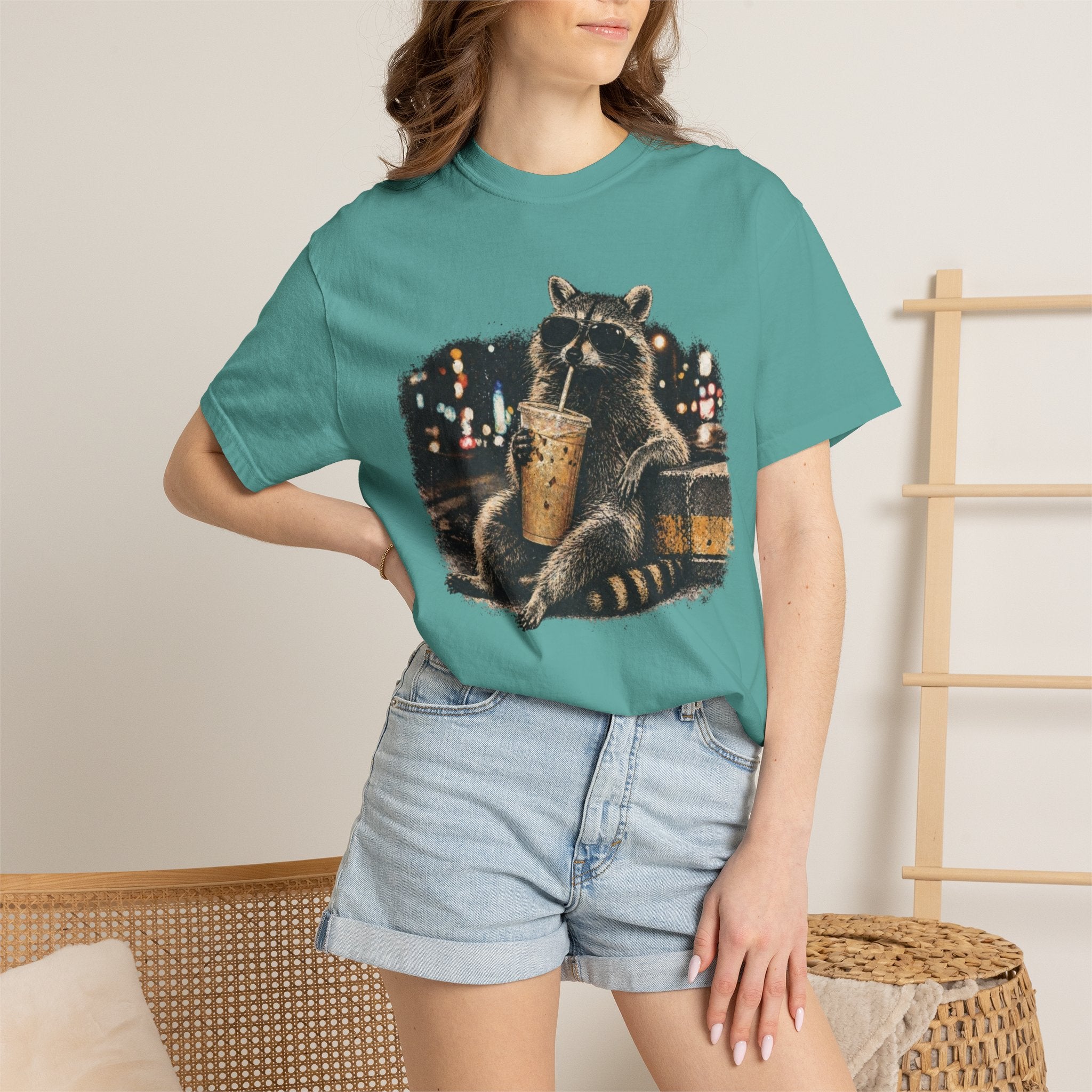Coffee Raccoon Tee