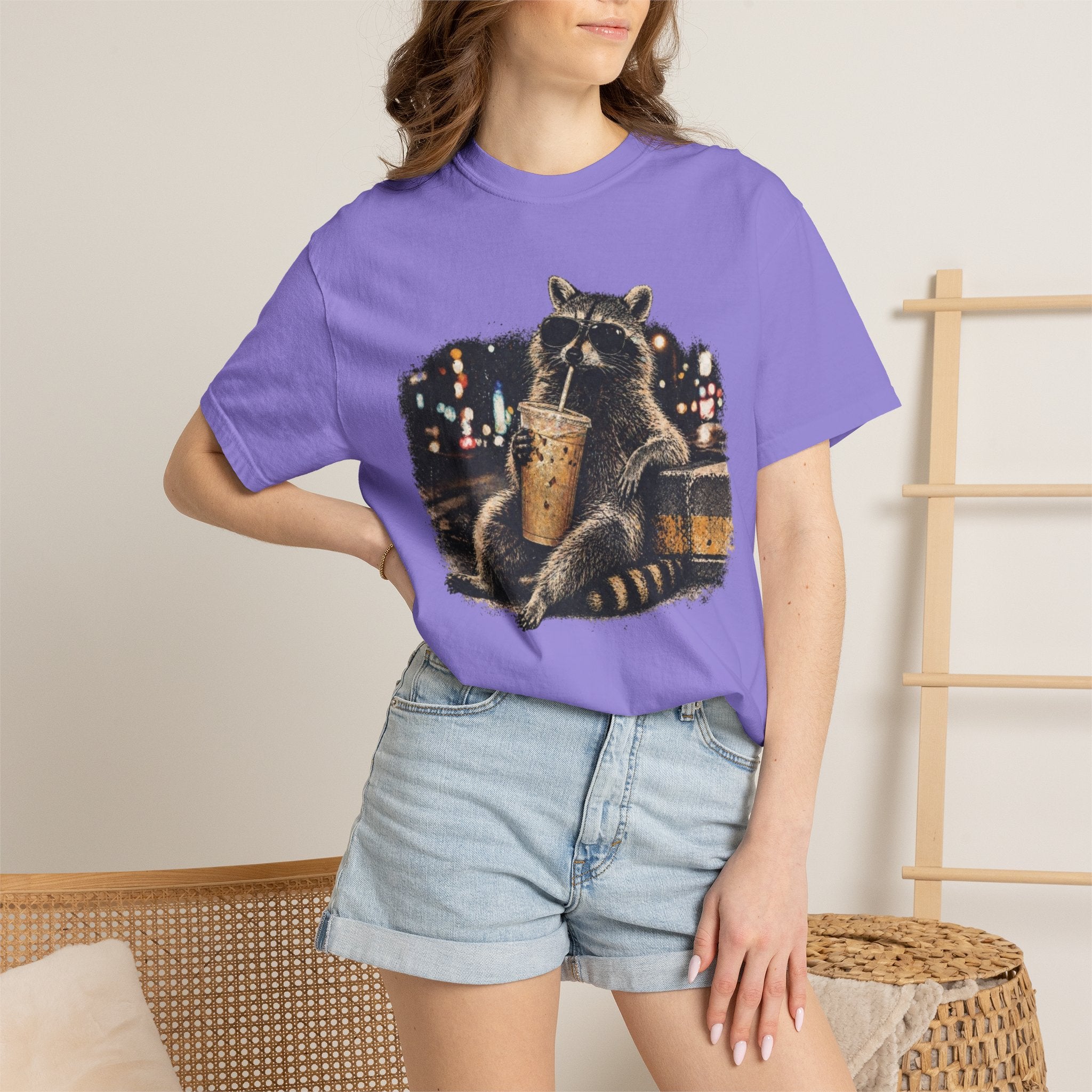 Coffee Raccoon Tee