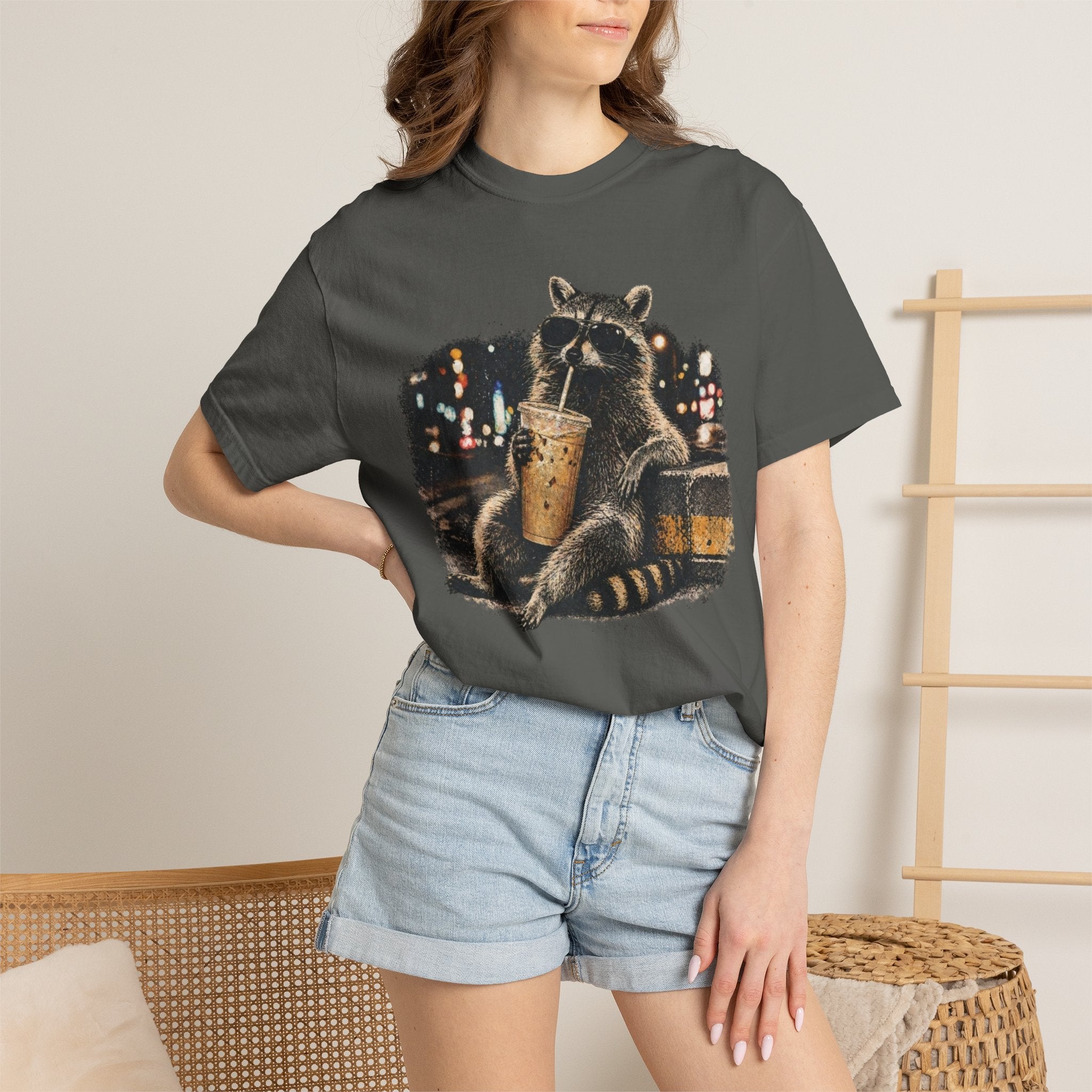 Coffee Raccoon Tee