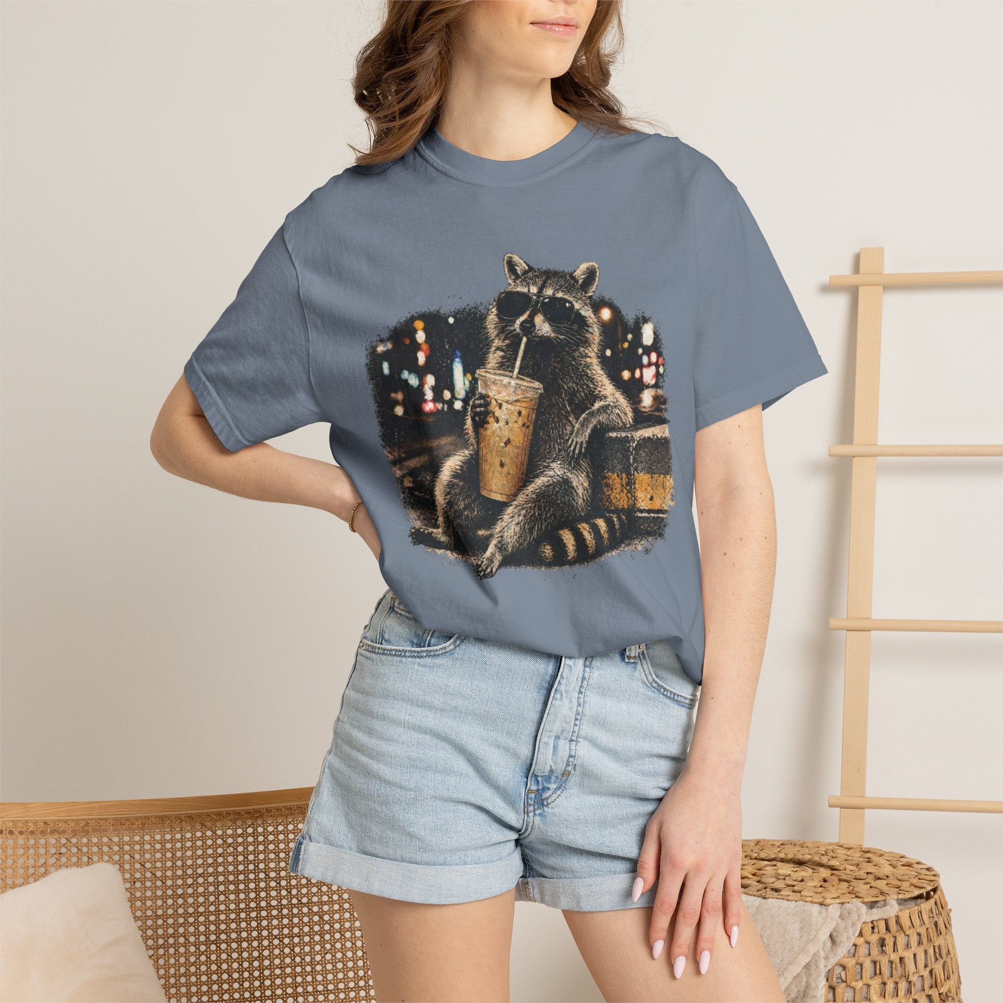 Coffee Raccoon Tee