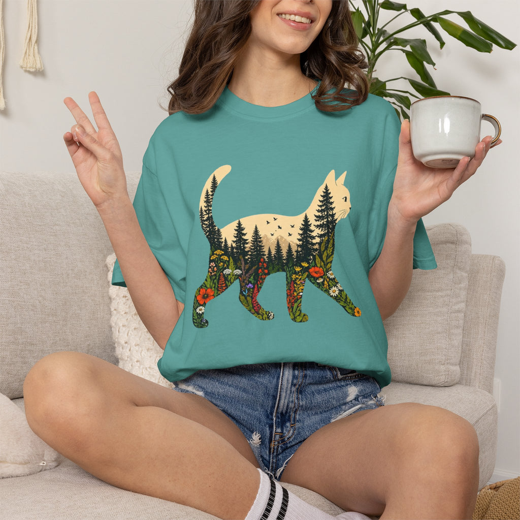 Woodland Cat Tee