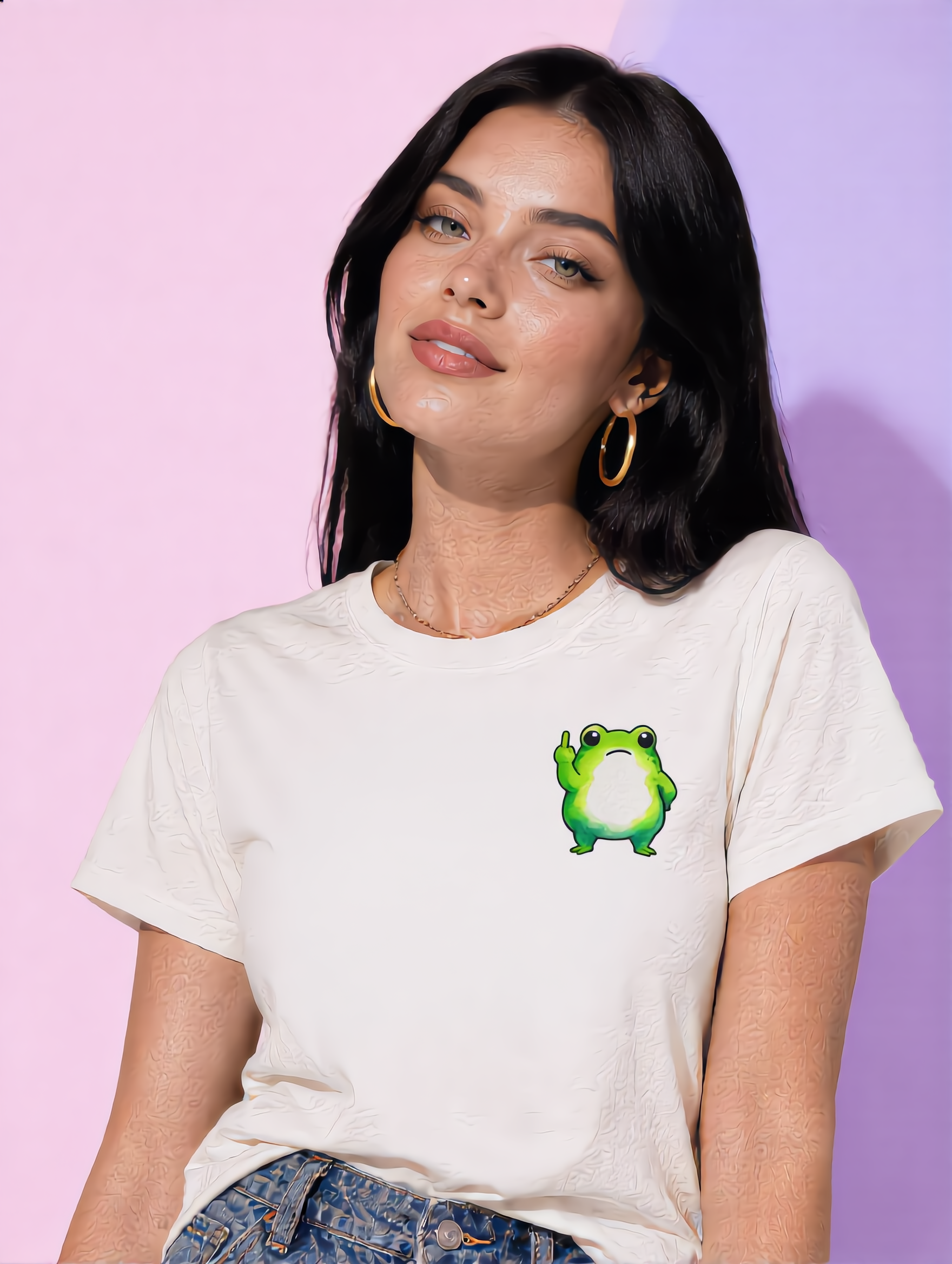 Flip off Frog Tee