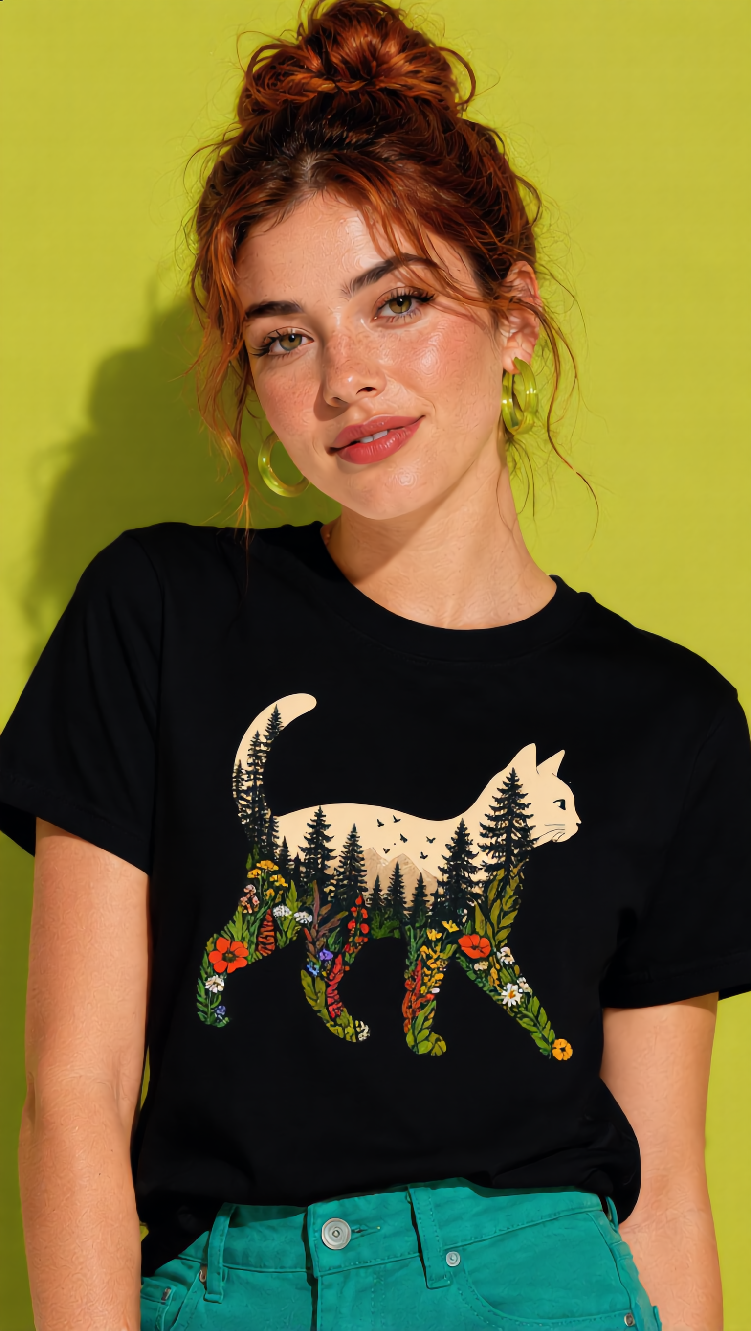 Cat Silhouette Tee