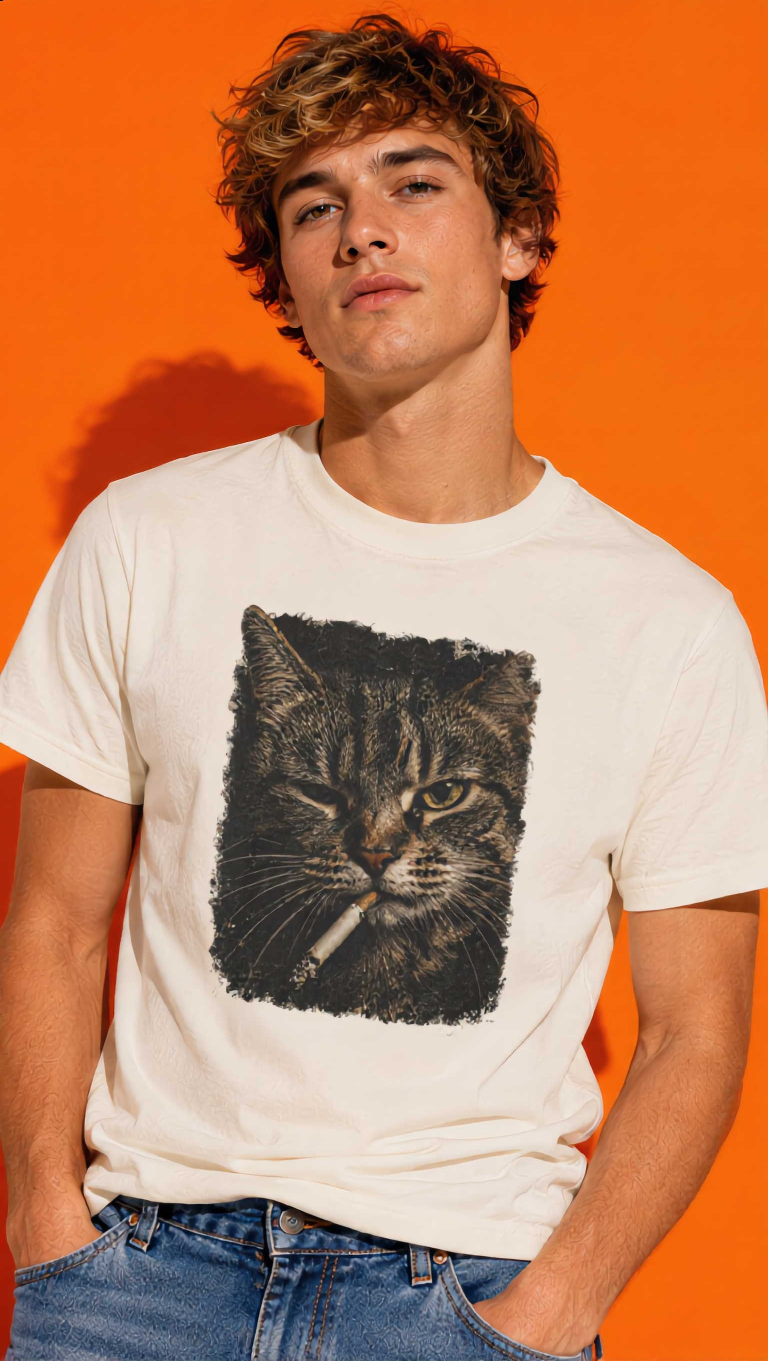 Cat Cig Tee